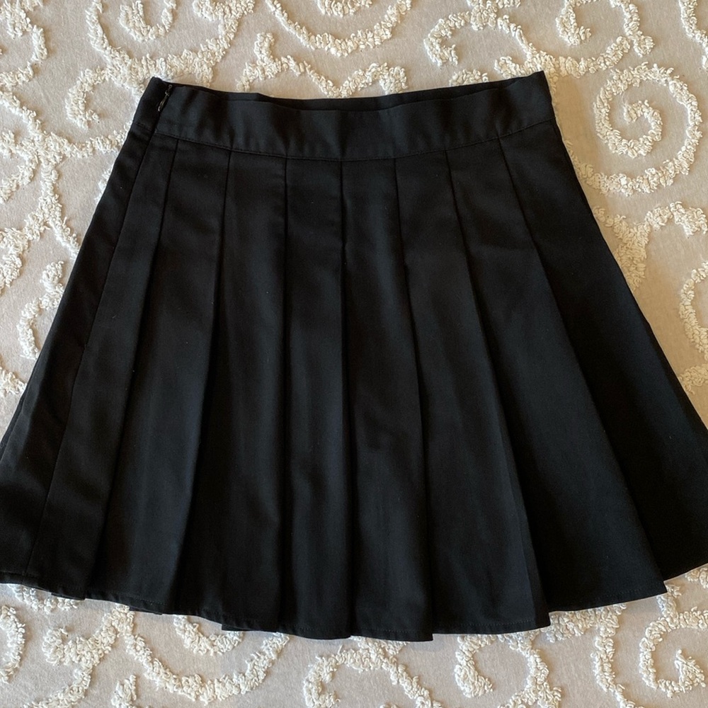 SHEIN | black, casual, pleated skirt | size S